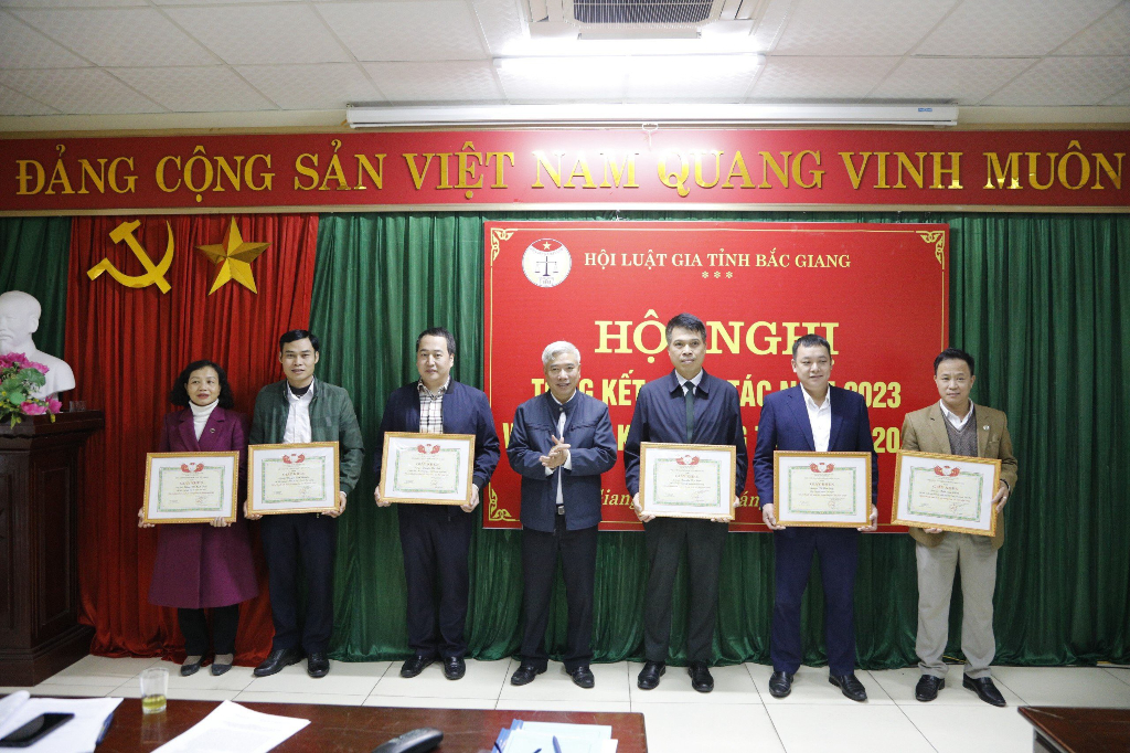 Hội Luật gia tỉnh Bắc Giang tổ chức Hội nghị tổng kết công tác năm 2024