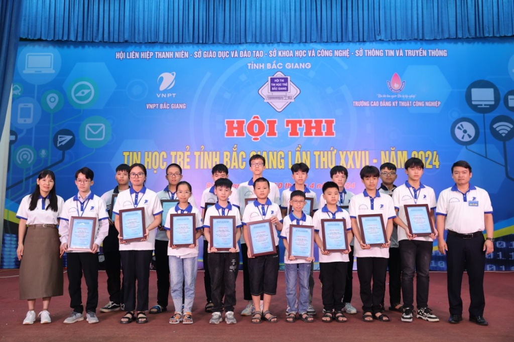 206 thí sinh tham gia Hội thi Tin học trẻ tỉnh Bắc Giang lần thứ  XXVIII - năm 2024